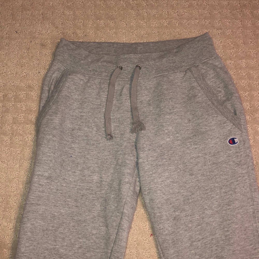 Gray sweatpants